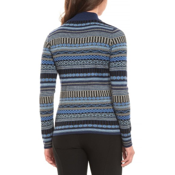 Krimson Klover Erika Mock Neck 1/4 Zip Wool Blend Sweater Size S - Picture 7 of 7